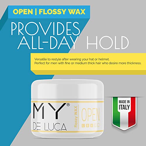 Open Flossy Hair Wax | Men's Hair Wax | MY DE LUCA